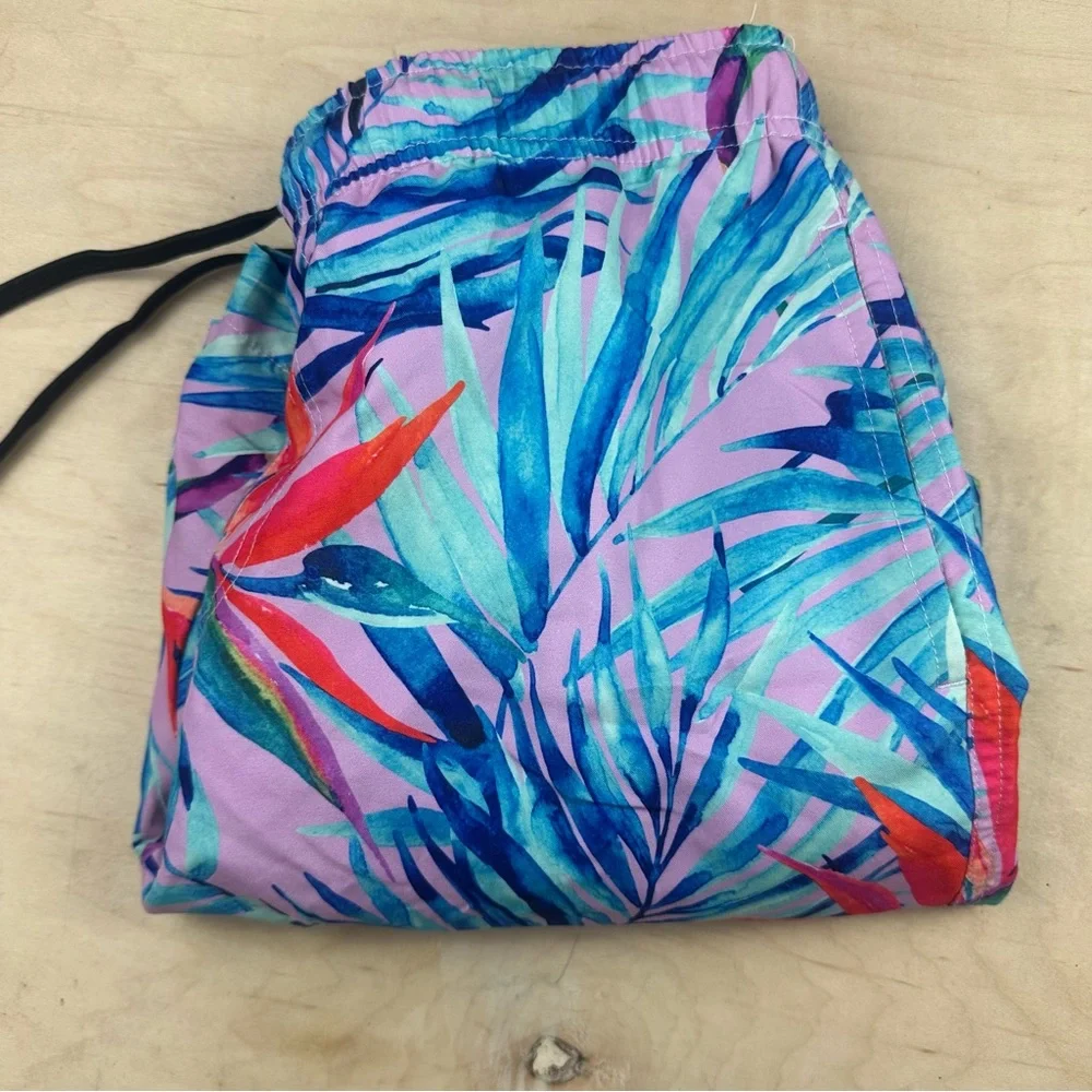 Tropical Print Men's Swim Shorts
